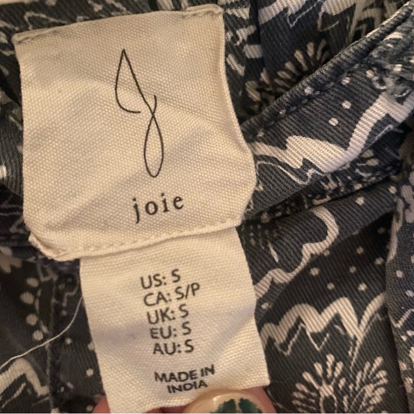 Bohemian, wide leg, floral, baby blue pants in size S. - Picture 2 of 5